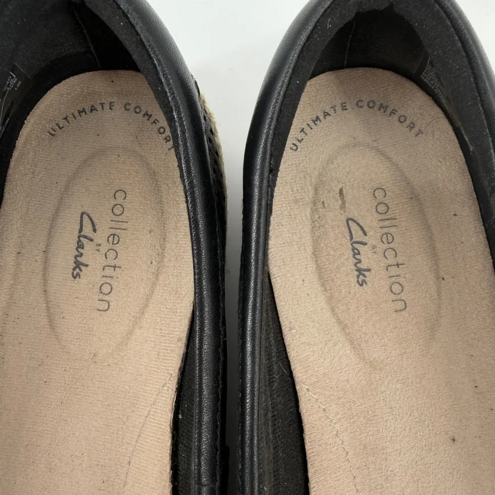Clarks features perforated